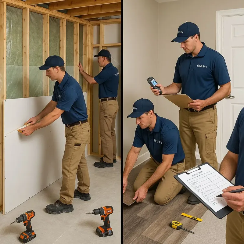 Repairs and Reconstruction process in Warren, RI